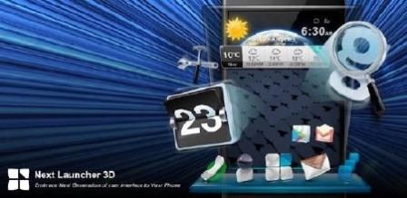 Next Launcher 3D 1.50 Full + Themes Pack (2013/Android)